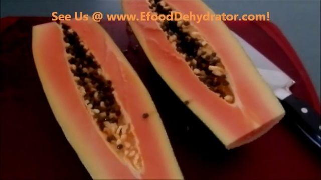 Dehydrating Apples, Bananas & Papaya with Stephanie @ EfoodDehydrator.com! смотреть онлайн