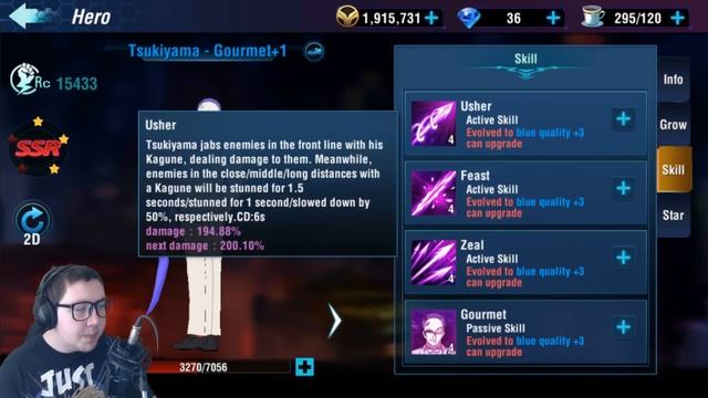 SSR TSUKIYAMA UNLOCKED! AN UNDERWHELMING SUPPORT SSR! - Tokyo Ghoul Dark War - Android смотреть онлайн