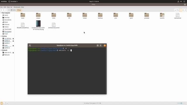 Create and edit an ISO file in Linux (mkisofs) смотреть онлайн