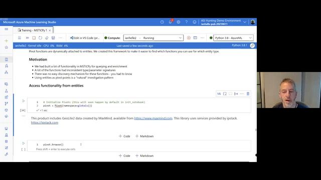 Become a Jupyter Notebooks Ninja – MSTICPy Intermediate to Build Your Own Notebooks смотреть онлайн