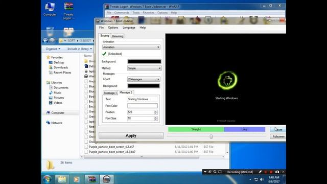 [Thủ thuật phần mềm] - Thay đổi Logo Win7 khi khởi động. смотреть онлайн