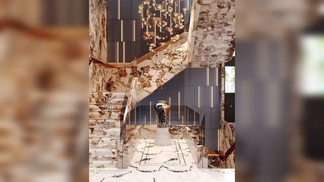 Modern Marble Stairs designs l Unique Marble Stair ideas. смотреть онлайн