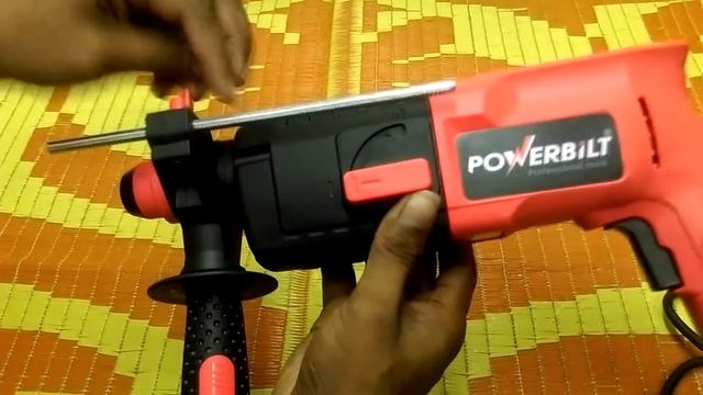 POWERBILT Rotary Hammer Drill machine Unboxing & Testing смотреть онлайн
