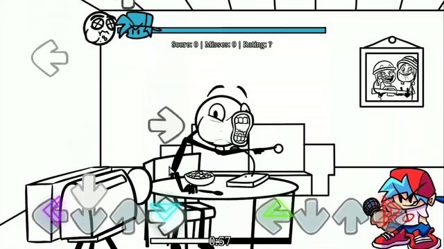Friday night Funkin VS Cereal Guy & Troll face Android + Cutscenes [FULL WEEK] |FNF Crunchin'| смотреть онлайн