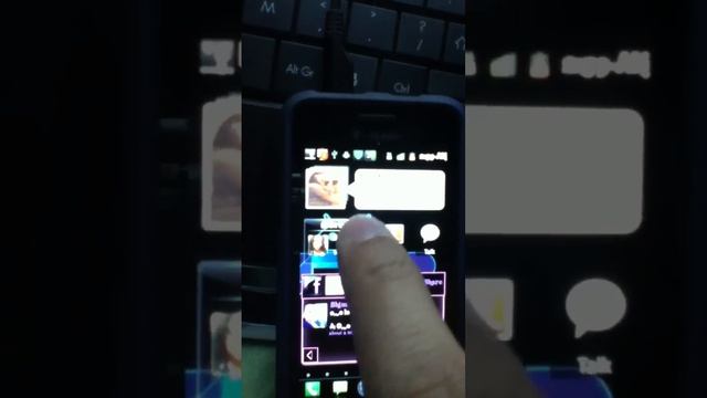 Samsung Vibrant 2.2.1 3D Launcher смотреть онлайн