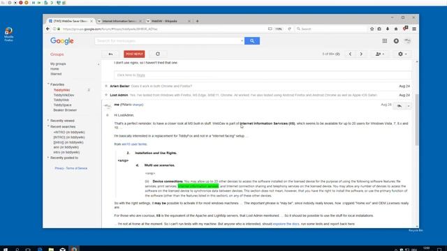 01 Intro - How to use TiddlyWiki with IIS and WebDAV смотреть онлайн
