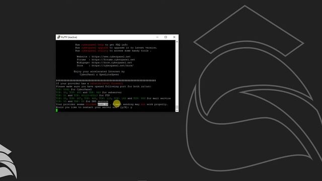 تركيب لوحه سايبر بانل على سيرفر هيتزنر (install cyberpanel on hetzner ) смотреть онлайн
