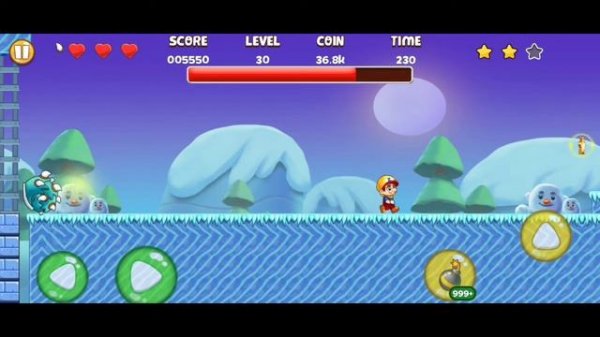 All bosses | Super Matino - new adventure game - World-1 | Android #supermatino #bossfight