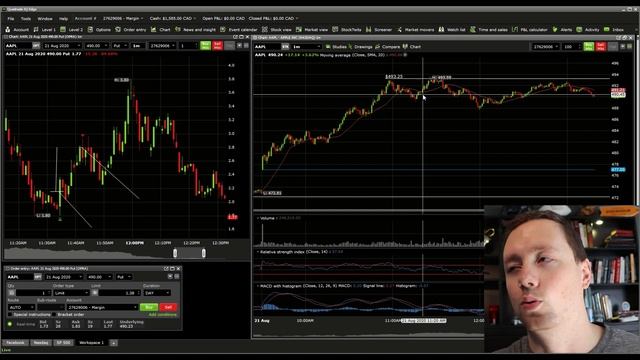 My Trading Strategy- Apple Day Trading 30% in 8 minutes ahead of the Stock Split смотреть онлайн