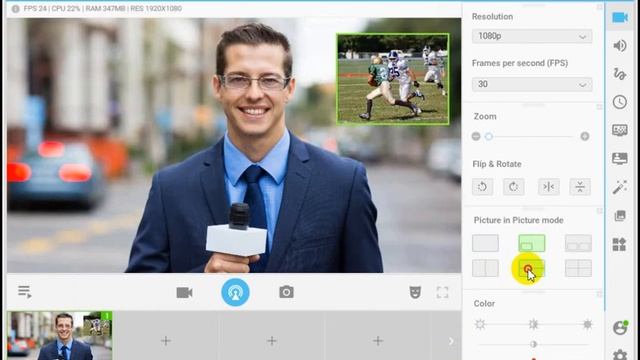 ManyCam 6 - Picture in Picture Feature смотреть онлайн