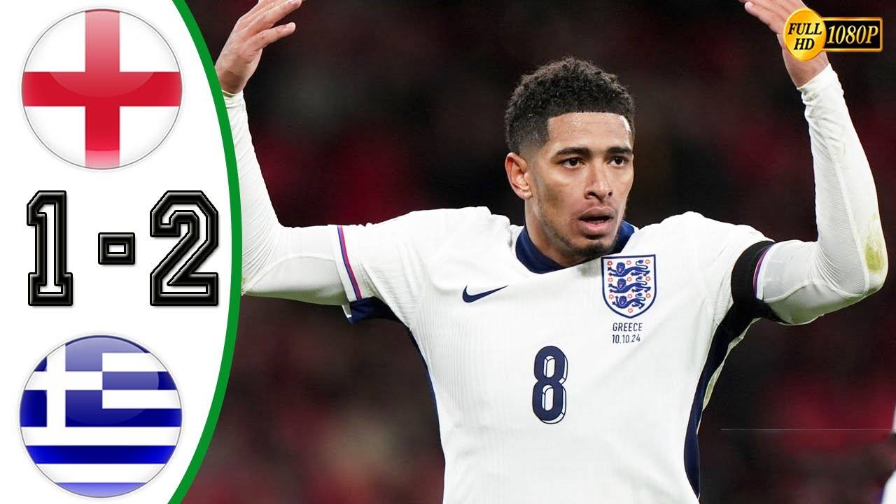 England Vs Greece 1-2 Highlights & All Goals 2024 HD
