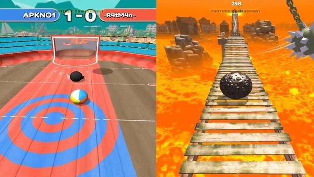 Going Balls VS Rollance Adventure Balls SpeedRun Gameplay Android iOS #12 смотреть онлайн