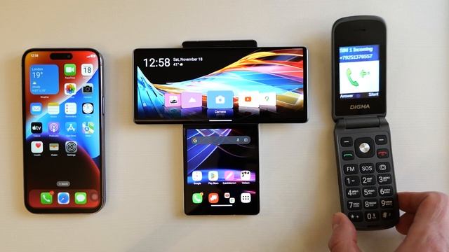 Digma vs LG Wing vs iPhone 14 Pro Max incoming call смотреть онлайн
