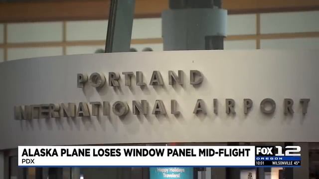Alaska Airlines window blows out in mid-air, makes emergency landing in Portland смотреть онлайн