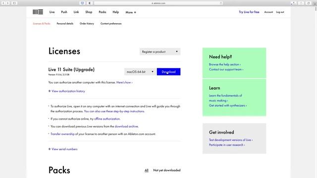 Installazione e autorizzazione di Ableton Live смотреть онлайн