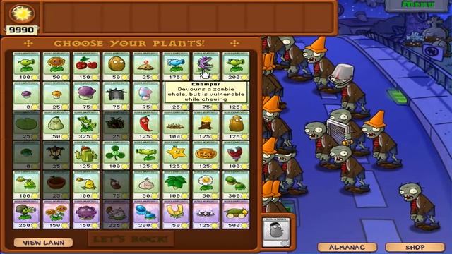 Plants vs Zombies Hack - Cob Cannon vs 99999 Zombie PvZ Mod смотреть онлайн