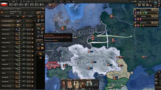 Hearts of Iron IV - The Great War Mod - Germany - An Army with a State - 5 смотреть онлайн