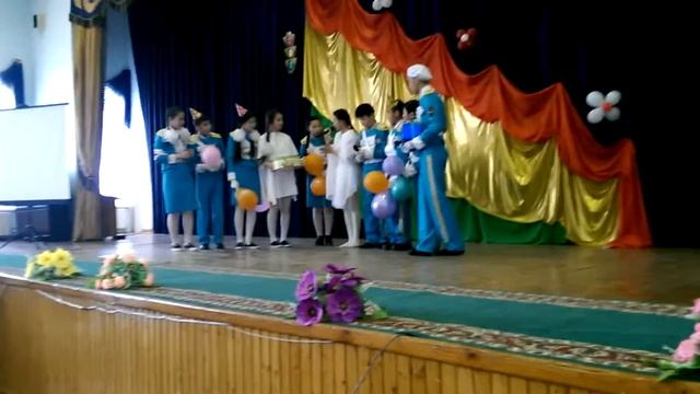 Агитбригада ЮИД команды "Жігер", Костанайский район, Заречная СШ с гос.яз. апрель 2016, часть 2 смотреть онлайн