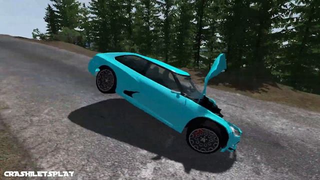 High Speed Traffic Crashes #16 - BeamNG Drive | Crashi letsplay смотреть онлайн
