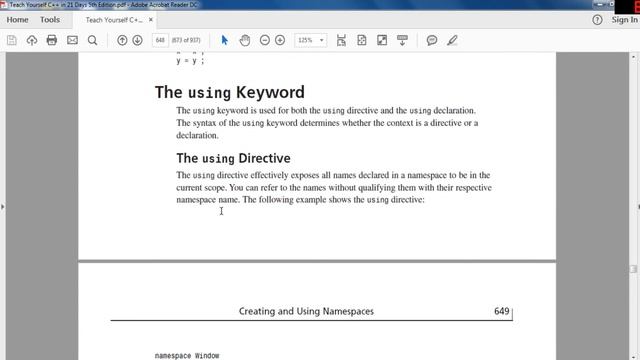 Learn C++ in 21 Days!! Day 18: Namespaces смотреть онлайн