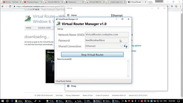Turn your pc into a hotspot - Virtual router manager En смотреть онлайн