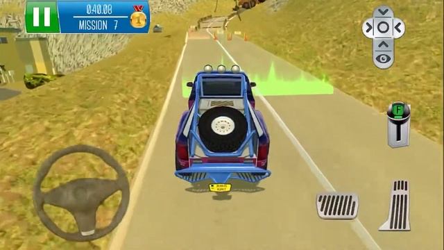 4x4 monster truck funny driving l mountain road car parking 3D 🚘🏔l best Android iOS gameplay смотреть онлайн