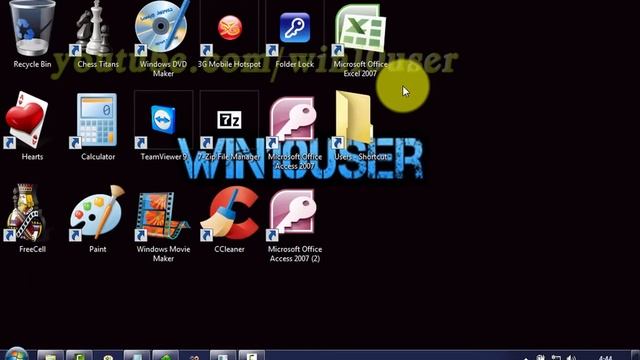 Windows 7 Ultimate Tips : How to change desktop icon size смотреть онлайн