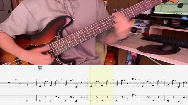 Attitude - Mrs. GREEN APPLE Bass cover смотреть онлайн