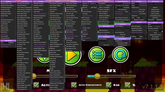 Replay (Macros) Tutorial | Geometry Dash Mega Hack V7 Pro смотреть онлайн