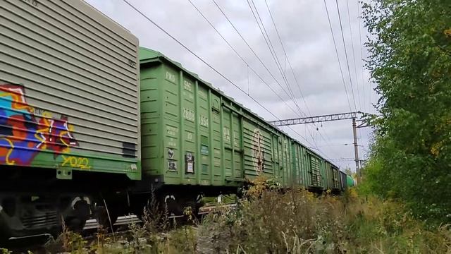 "Ушка" ВЛ10У-289 с товарным составом смотреть онлайн