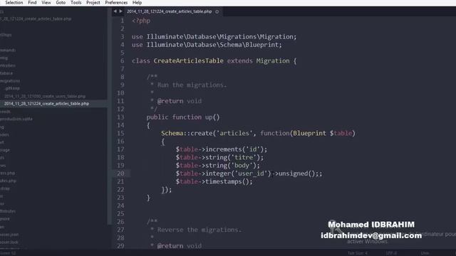 Framework laravel 4.2 en arabe | Relationships One To Many #17/1 смотреть онлайн