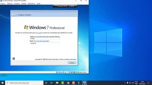 Como Instalar o Windows 7 No VirtualBox смотреть онлайн