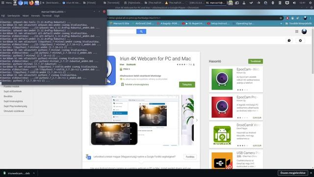 Use your smartphone like a webcam Ubuntu 20.04 смотреть онлайн