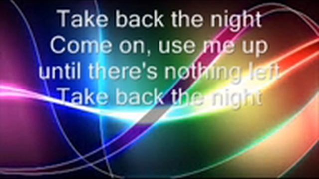 Justin Timberlake- Take back the night with Lyrics смотреть онлайн