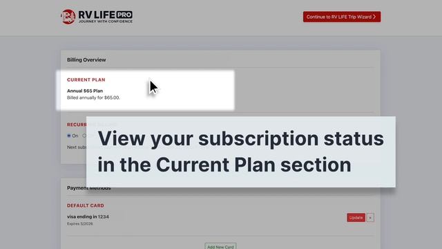 RV LIFE Payment, Subscription, and Billing FAQ's смотреть онлайн