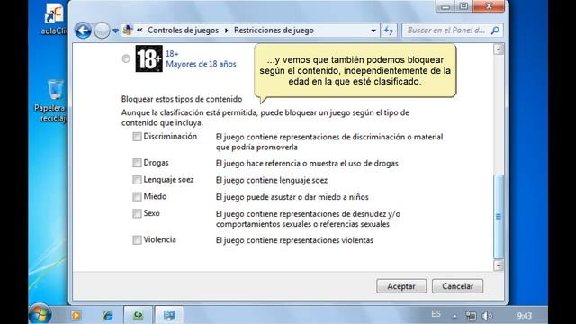 Curso de Windows 7. Control parental смотреть онлайн