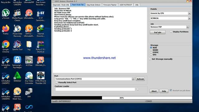 Itel A60s A662lm spd 9863a cpu frp unlock by umt pro dongle unisoc module смотреть онлайн