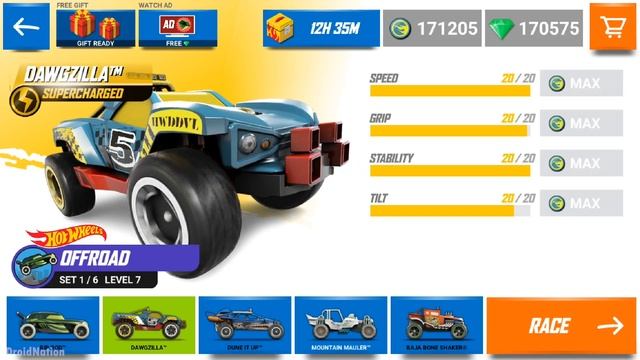 Hot Wheels: Race Off - Daily Race Off All Offroad Cars #10 | Android Gameplay | Droidnation смотреть онлайн