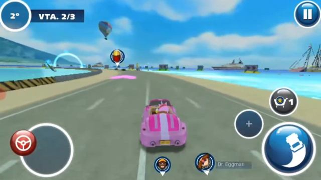 sonic & all stars racing transformed android OutRun bay evento (amy) смотреть онлайн