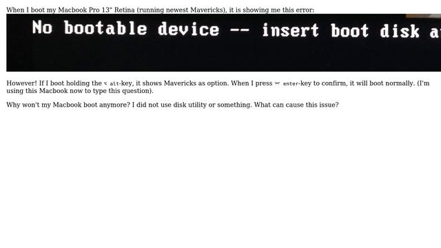 Apple: No bootable device - insert boot disk and press any key (3 Solutions!!) смотреть онлайн