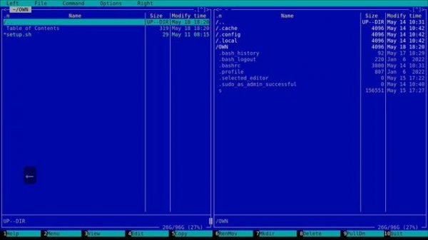 Midnight Commander #2 INCREDIBLY FAST navigation with mc, Lynx-like motion, mc screens,...