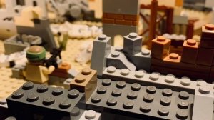 LEGO Star Wars the Clone Wars battle - 501st clone invasion of Jedha City (Stop-Motion Animation)