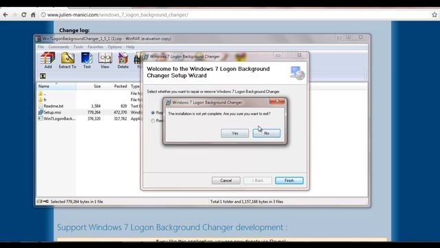 How to change the Windows7 Logon screen смотреть онлайн