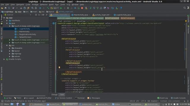 Android Application Coordinator Layout example смотреть онлайн