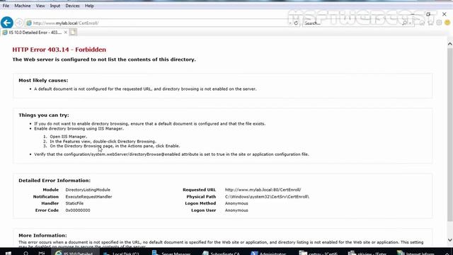 09. Install and Configure Enterprise Subordinate Root CA Part-2 смотреть онлайн