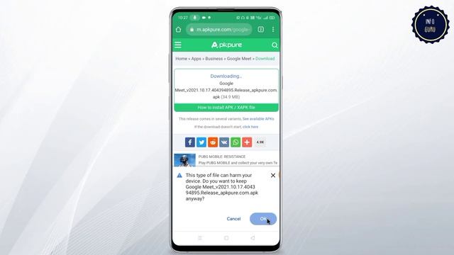 Google Meet Download Kaise Kare Bina Playstore Ke | How To Download Google Meet Without Playstore смотреть онлайн
