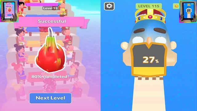 Pancake Run | Sandwich Runner - All Level Gameplay Android,iOs - NEW BIG APK UPDATE смотреть онлайн