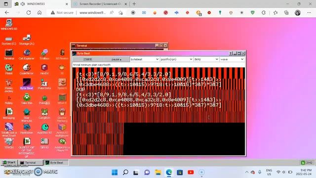 Rickroll ByteBeat Windows 93 смотреть онлайн