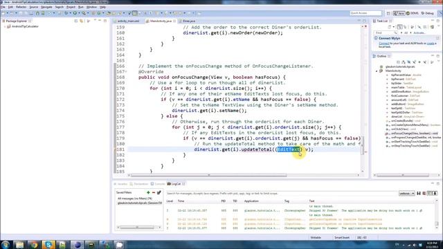 Android Tip Calculator Tutorial, Chapter 3: Java - Part 17 смотреть онлайн