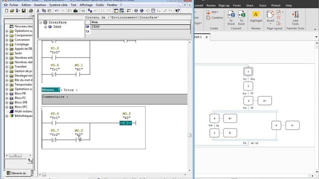 SIMATEC MANAGER STEP7 " TRADUCTION GRAFCET EN LADDER " смотреть онлайн